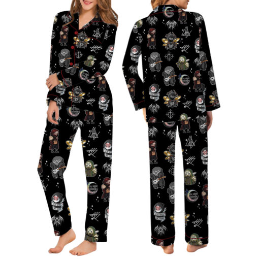 Sleep Token Music Merchandise Satin Pajamas Set - Image 5
