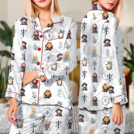 The Lord Of The Ring Satin Pajamas Set - Image 8