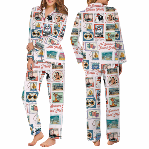 Summer I Turned Pretty Satin Pajamas Set - Image 7