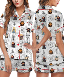 The Lord Of The Ring Satin Pajamas Set