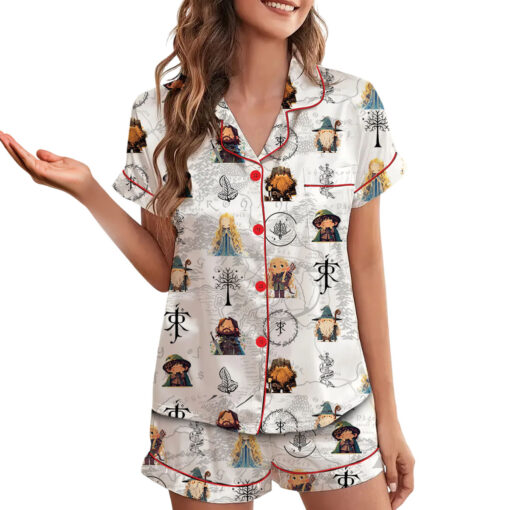 The Lord Of The Ring Satin Pajamas Set - Image 5