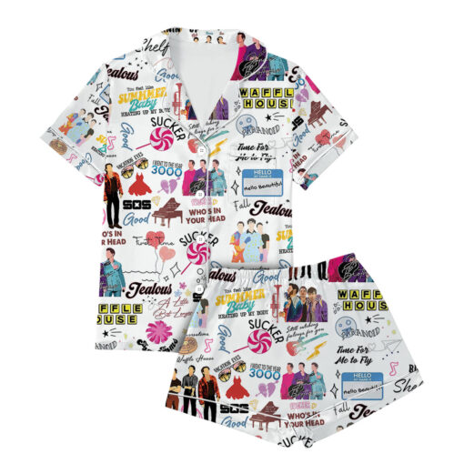 Jonas Brother Satin Pajamas Set For Women - Image 3