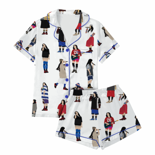Billie Eilish Music Tour Satin Pajamas Set - Image 3