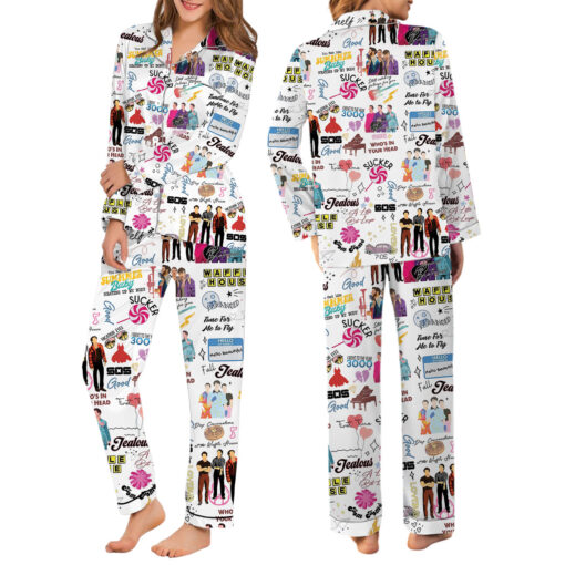 Jonas Brother Satin Pajamas Set For Women - Image 6