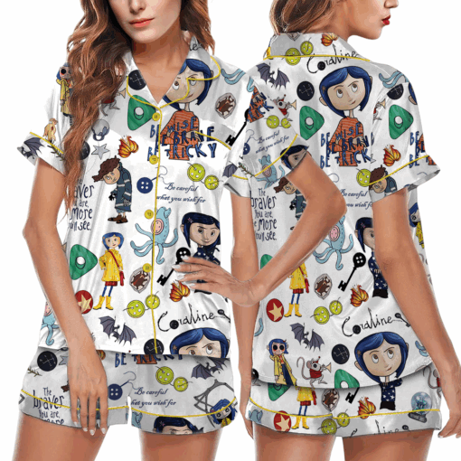 Coquette Coraline Satin Pajamas Set For Women