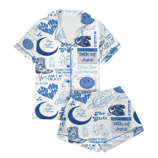 Am I Okay Satin Pajamas Set For Women - Image 10