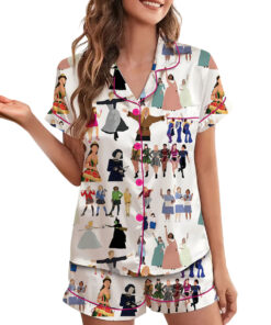 Alternative view of Broadway Musical Character Satin Pajamas Set