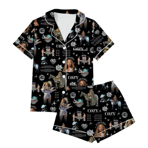 Beyonce Sleepwear Satin Pajamas Set - Image 2