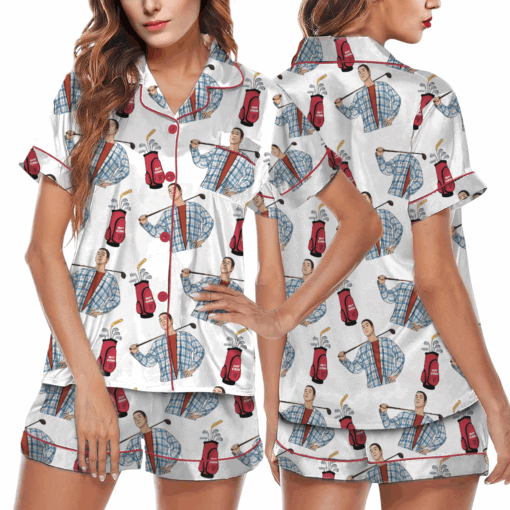 Happy Gilmore Satin Pajamas Set For Women