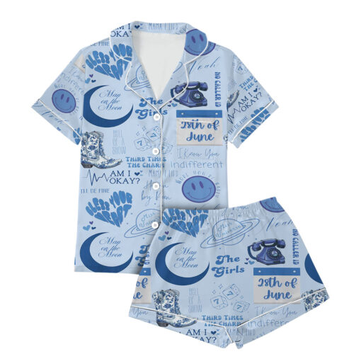Am I Okay Satin Pajamas Set For Women - Image 4
