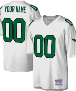 Philadelphia Eagles Big & Tall 1990 Legacy White Custom Jersey - All Stitched