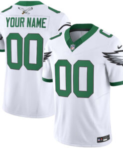Philadelphia Eagles Kelly Green Vapor Limited Custom Jersey V3 - All Stitched