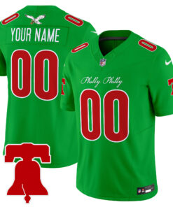 Philadelphia Eagles Philly Phanatic Style Vapor Limited Custom Jersey - All Stitched