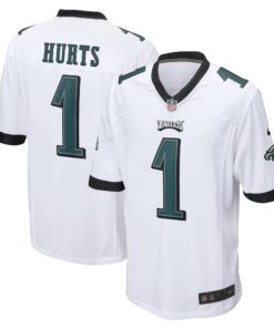 Philadelphia Eagles White Player Game Jersey - All Stitched