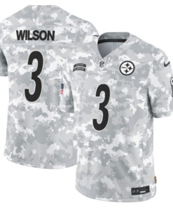 Pittsburgh Steelers 2024 Salute to Service Vapor Limited Jersey - Arctic Camo - All Stitched