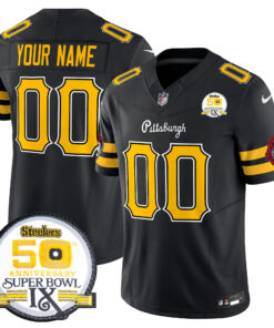 Pittsburgh Steelers 2024 Vapor Limited Custom Jersey - All Stitched