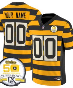 Pittsburgh Steelers Throwback 2024 Vapor Limited Custom Jersey - All Stitched
