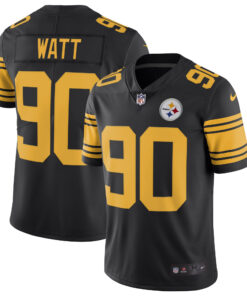 Pittsburgh Steelers T.J. Watt Color Rush Jersey - All Stitched