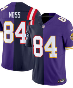 Randy Moss Minnesota Vikings Split Vapor Limited Jersey - All Stitched