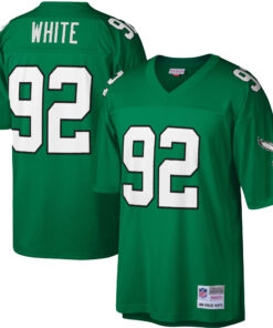 Reggie White Philadelphia Eagles Kelly Green Legacy Jersey - All Stitched