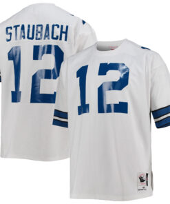 Roger Staubach Dallas Cowboys 1977 Retired Jersey - All Stitched