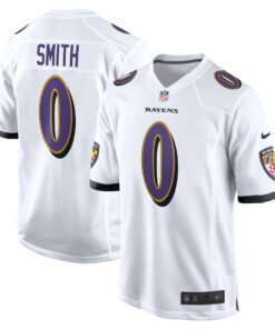Roquan Smith Baltimore Ravens White Jersey - All Stitched
