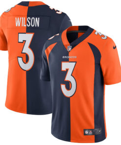 Russell Wilson Denver Broncos Split Vapor Limited Jersey - All Stitched