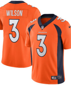 Russell Wilson Denver Broncos Vapor Limited Jersey - Orange - All Stitched