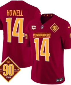 Sam Howell Washington Commanders Burgundy Jersey - All Stitched