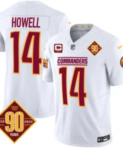 Sam Howell Washington Commanders White Jersey - All Stitched