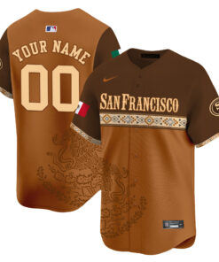San Francisco 49ers Mexico Vapor Premier Limited Custom Jersey - Printed