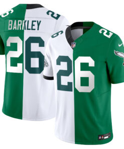 Saquon Barkley Philadelphia Eagles Split Vapor Limited Jersey V2 - All Stitched