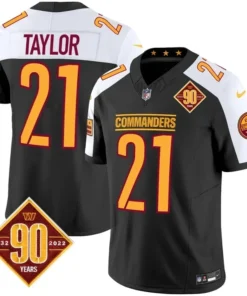 Sean Taylor Washington Commanders Black Alternate Jersey - All Stitched