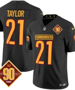 Sean Taylor Washington Commanders Black Jersey - All Stitched