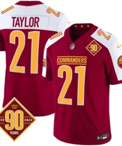 Sean Taylor Washington Commanders Burgundy Alternate Jersey - All Stitched
