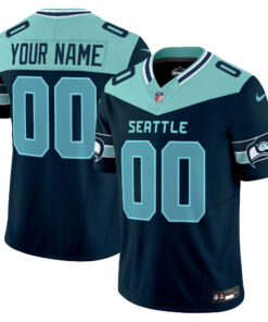Seattle Seahawks "Seattle City" Vapor Limited Custom Jersey - All Stitched