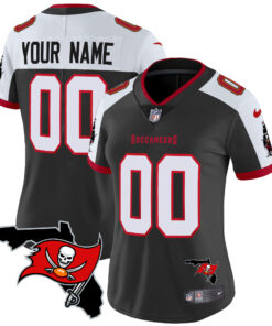 Tampa Bay Buccaneers Florida Patch Vapor Limited Custom Jersey - All Stitched
