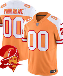 Tampa Bay Buccaneers Throwback Vapor Limited Custom Jersey V2 - All Stitched