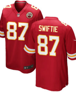 Taylor Swift Swiftie Kansas City Chiefs Red Jersey - All Stitched