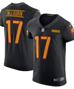 Terry McLaurin Washington Commanders Black Vapor Elite Jersey - All Stitched