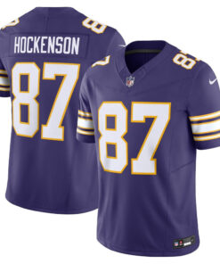 T.J. Hockenson Minnesota Vikings Classic Purple F.U.S.E. Limited Jersey - All Stitched