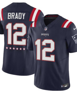 Tom Brady New England Patriots 6x-Time Super Bowl Vapor Limited Jersey - All Stitched