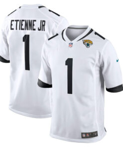 Travis Etienne Jr. White Jacksonville Jaguars Game Jersey - All Stitched