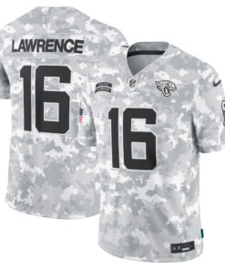 Trevor Lawrence Jacksonville Jaguars 2024 Salute to Service Vapor Limited Jersey - Arctic Camo - All Stitched