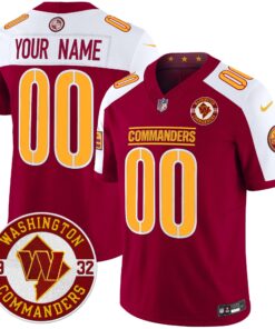 Washington Commanders 2024 Vapor Limited Custom Jersey - Est. 1932 Patch - All Stitched