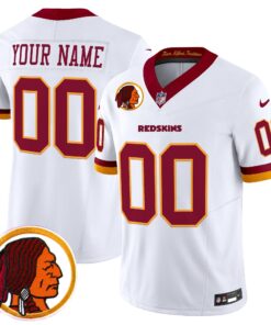 Washington Commanders Throwback Vapor Limited Custom Jersey V2 - All Stitched