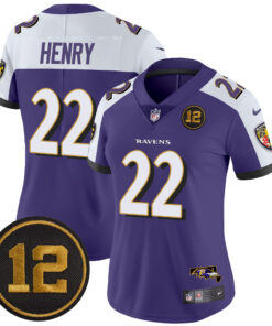 Women's Baltimore Ravens Jacoby Jones Patch Vapor Limited Jersey - All Stitched