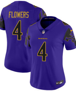 Women's Baltimore Ravens Maryland Flag Vapor Limited Jersey - All Stitched