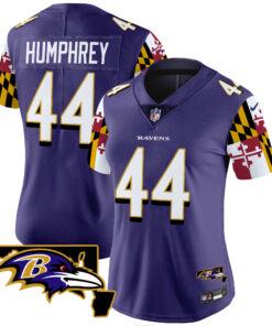 Women's Baltimore Ravens Maryland Flag Vapor Limited Jersey V2 - All Stitched