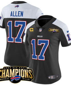 Women's Buffalo Bills 2023 AFC East Champions Patch Vapor Jersey - All Stitched